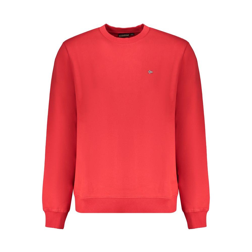 Napapijri Red Cotton Sweater Napapijri