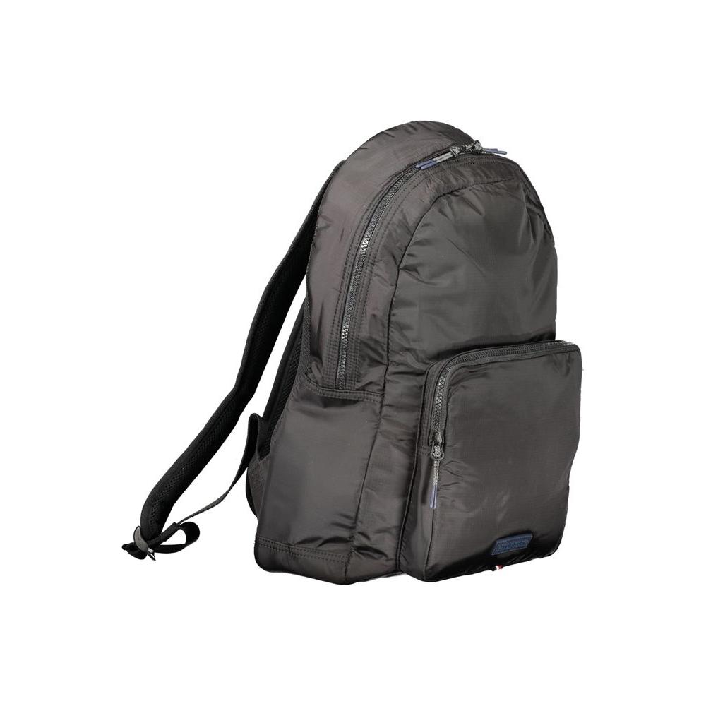 Tommy Hilfiger Black Nylon Backpack Tommy Hilfiger