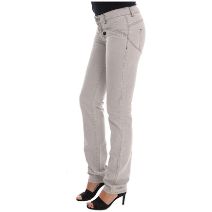 Costume National Gray Wash Cotton Slim Jeans 1728,67345645728,Clothing,Costume National,Gray,Jeans & Pants - Women - Clothing,Jeans Denim - Clothing,Material: 100% Cotton,New with tags,Slim Fit Jeans - Jeans Denim - Clothing,W26,Women,Women - Clothing