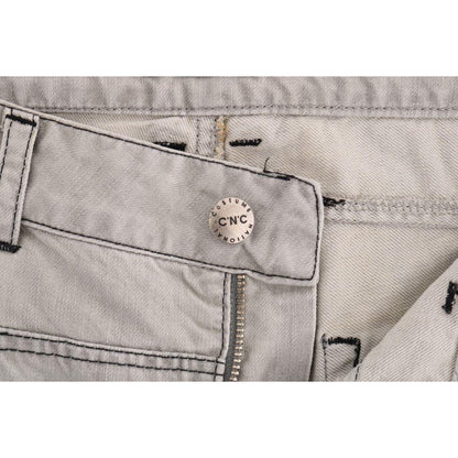 Costume National Gray Wash Cotton Slim Jeans 1728,67345645728,Clothing,Costume National,Gray,Jeans & Pants - Women - Clothing,Jeans Denim - Clothing,Material: 100% Cotton,New with tags,Slim Fit Jeans - Jeans Denim - Clothing,W26,Women,Women - Clothing