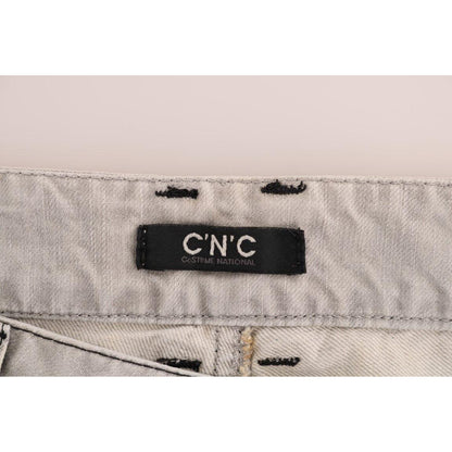Costume National Gray Wash Cotton Slim Jeans 1728,67345645728,Clothing,Costume National,Gray,Jeans & Pants - Women - Clothing,Jeans Denim - Clothing,Material: 100% Cotton,New with tags,Slim Fit Jeans - Jeans Denim - Clothing,W26,Women,Women - Clothing