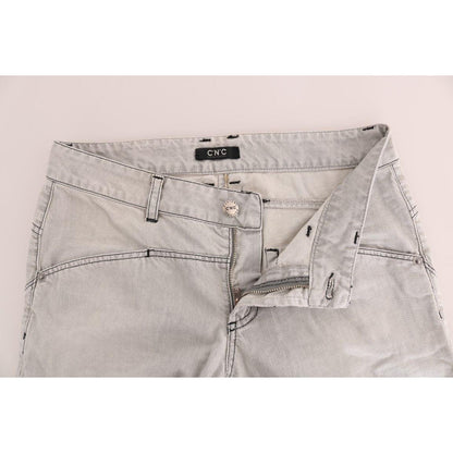 Costume National Gray Wash Cotton Slim Jeans 1728,67345645728,Clothing,Costume National,Gray,Jeans & Pants - Women - Clothing,Jeans Denim - Clothing,Material: 100% Cotton,New with tags,Slim Fit Jeans - Jeans Denim - Clothing,W26,Women,Women - Clothing