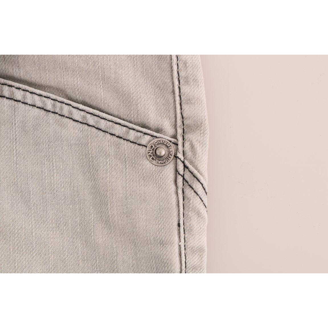 Costume National Gray Wash Cotton Slim Jeans 1728,67345645728,Clothing,Costume National,Gray,Jeans & Pants - Women - Clothing,Jeans Denim - Clothing,Material: 100% Cotton,New with tags,Slim Fit Jeans - Jeans Denim - Clothing,W26,Women,Women - Clothing
