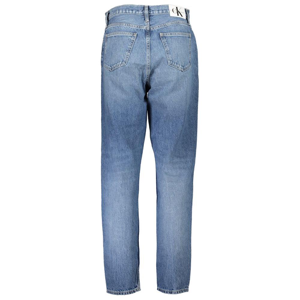 Calvin Klein Blue Cotton Jeans & Pant Calvin Klein