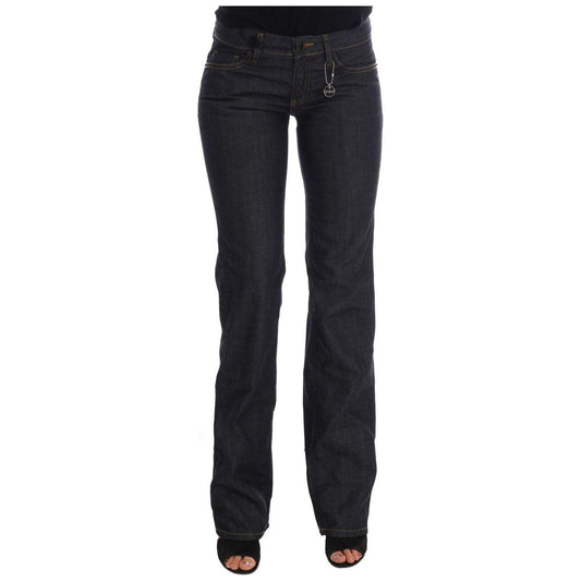 Costume National Chic Dark Blue Straight Fit Jeans Costume National