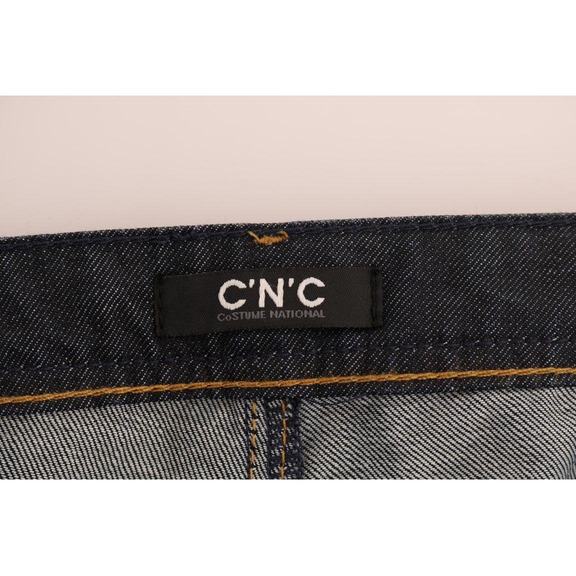 Costume National Chic Dark Blue Straight Fit Jeans Costume National