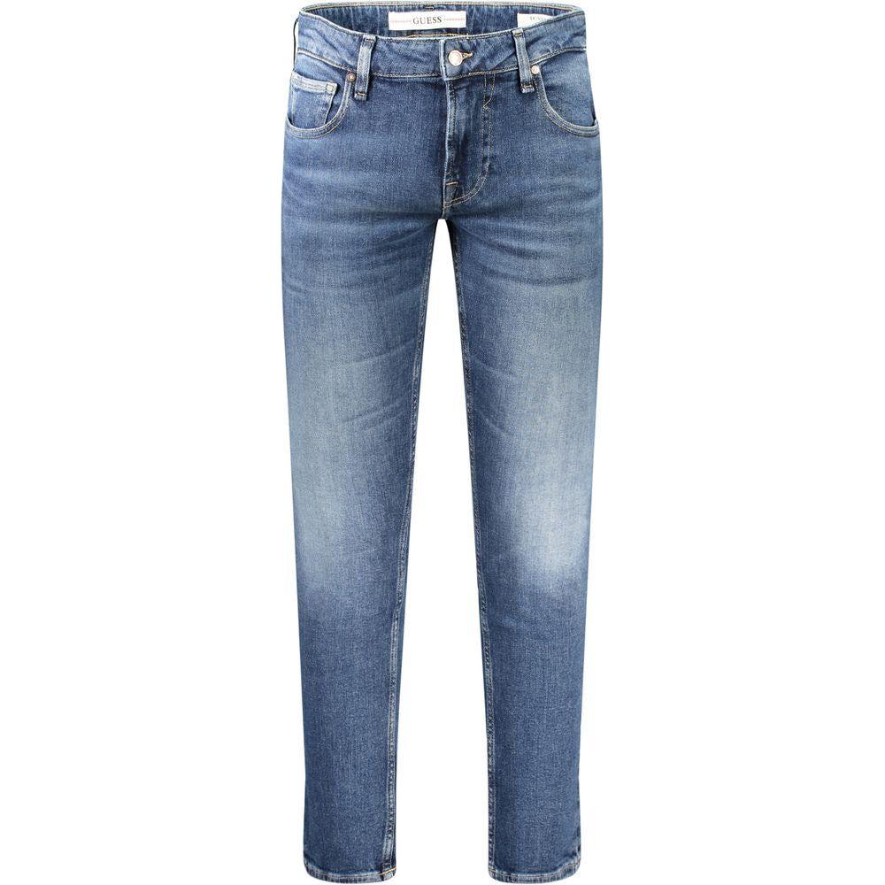 Guess Jeans Blue Cotton Jeans & Pant Guess Jeans