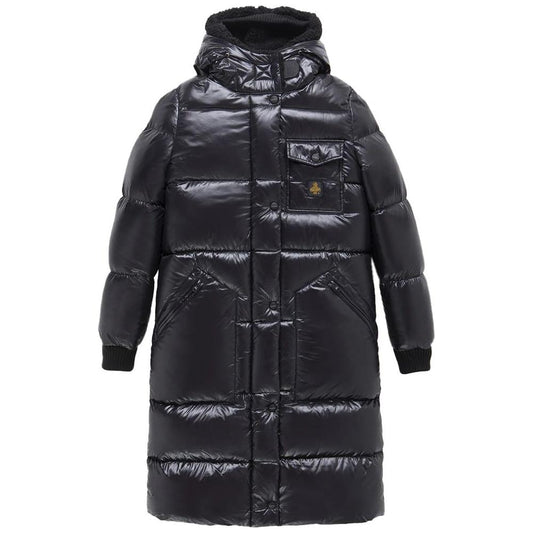 Refrigiwear Black Nylon Jackets & Coat Refrigiwear