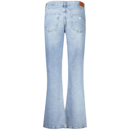 Guess Jeans Light Blue Cotton Jeans & Pant Guess Jeans