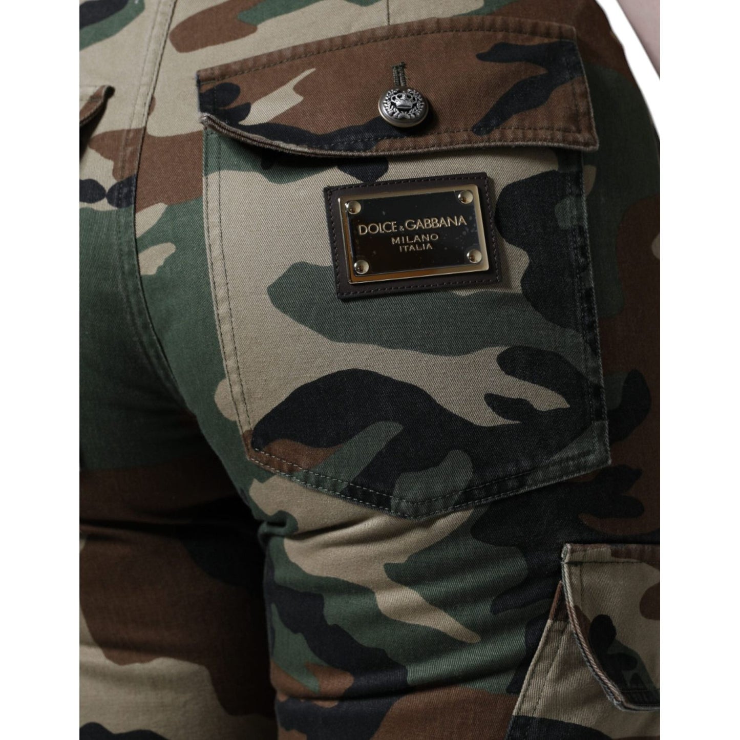 Dolce & Gabbana Multicolor Camouflage Cargo Pants Dolce & Gabbana