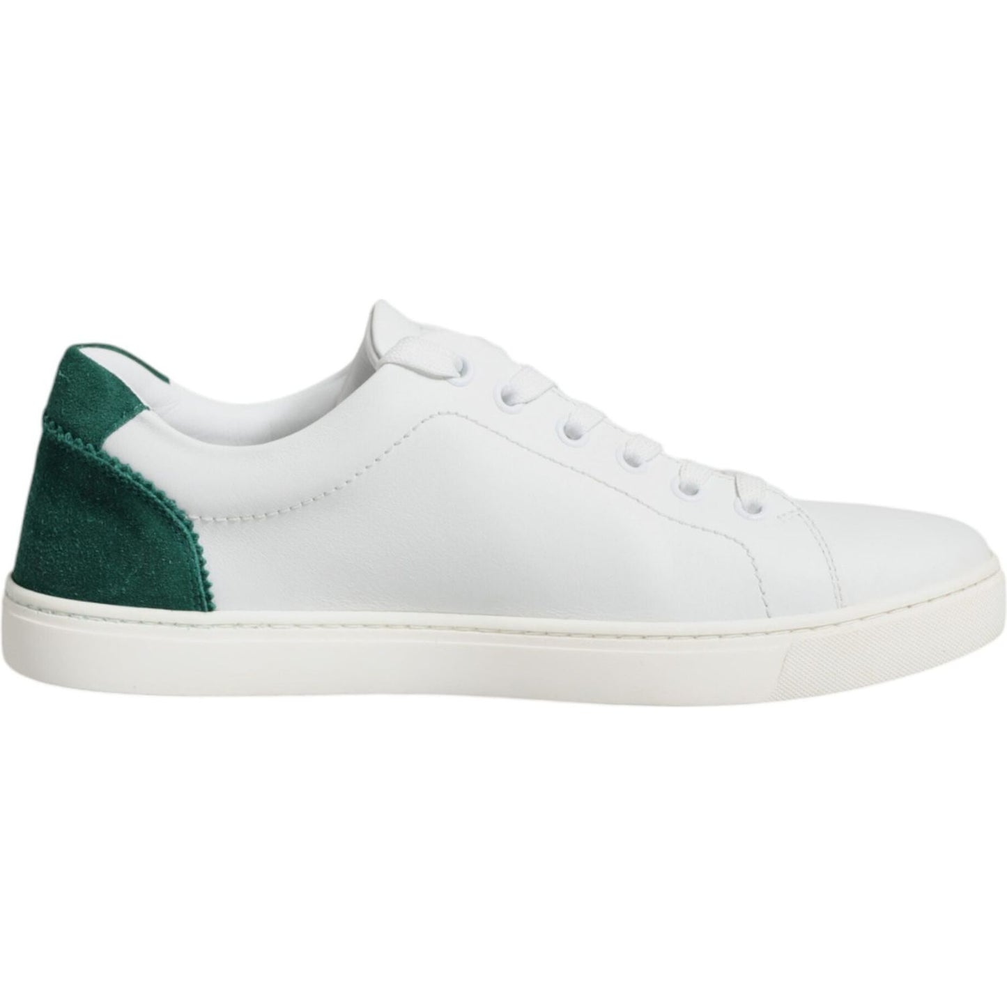 Dolce & Gabbana White London Calf Leather Sneakers Shoes Dolce & Gabbana