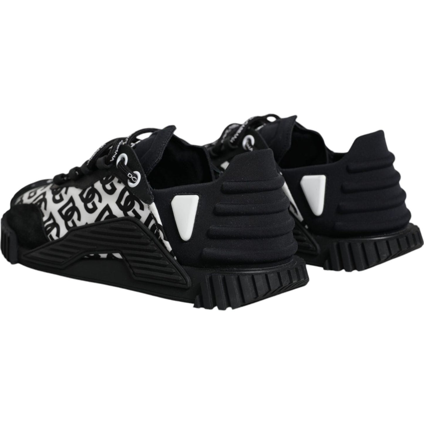 Dolce & Gabbana Black Logo Lace Up Low Top NS1 Sneakers Shoes Dolce & Gabbana