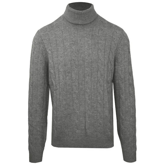 Malo Gray Wool Sweater Malo