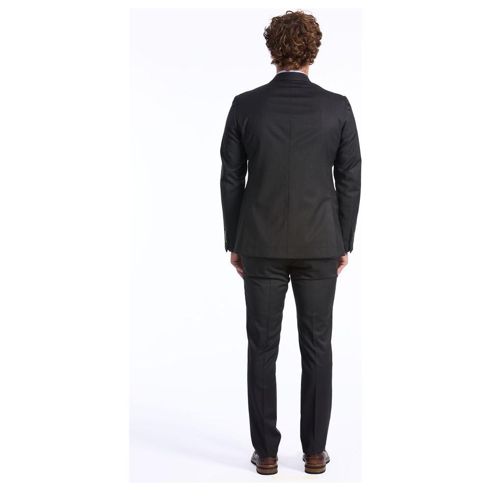 Baldinini Trend Gray Wool Suit Baldinini Trend