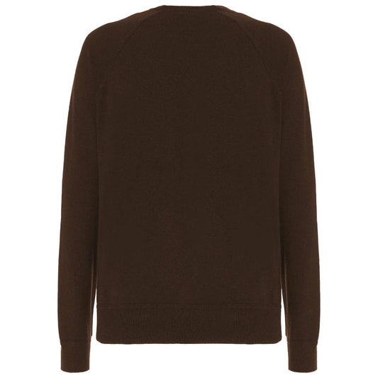 Malo Brown Wool Sweater Malo