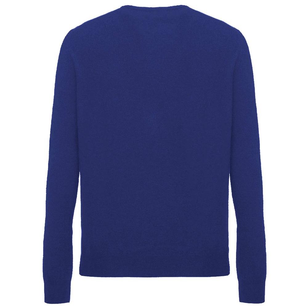 Malo Blue Wool Sweater Malo