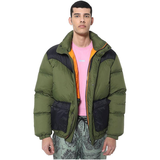 MSGM Green Nylon Jacket MSGM