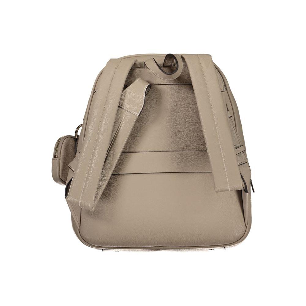 Guess Jeans Beige Polyethylene Backpack Guess Jeans