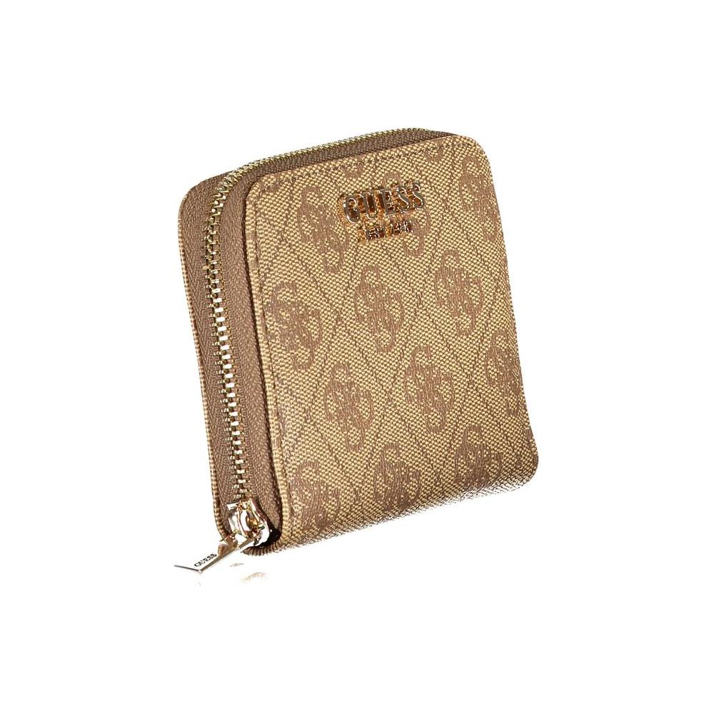 Guess Jeans Beige Polyethylene Wallet Guess Jeans