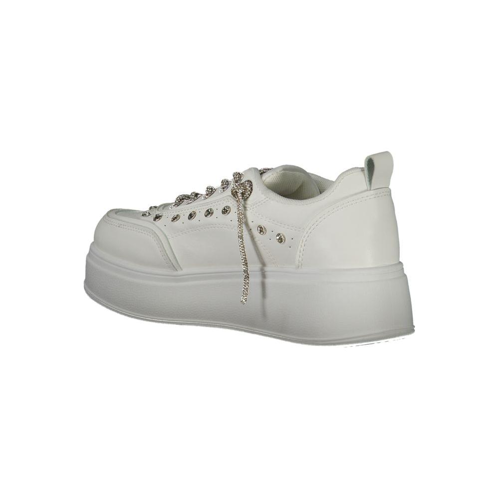 Laura Biagiotti White Polyester Sneaker Laura Biagiotti