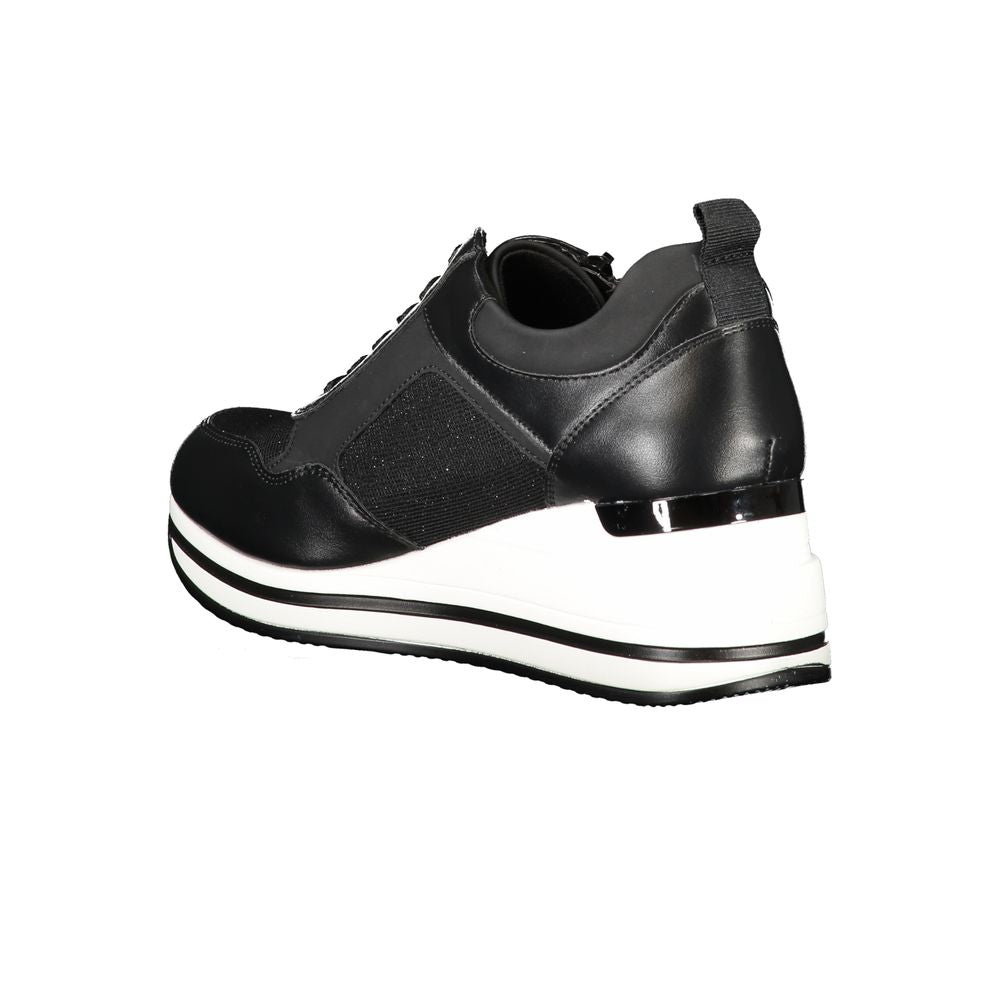 Laura Biagiotti Black Polyester Sneaker Laura Biagiotti