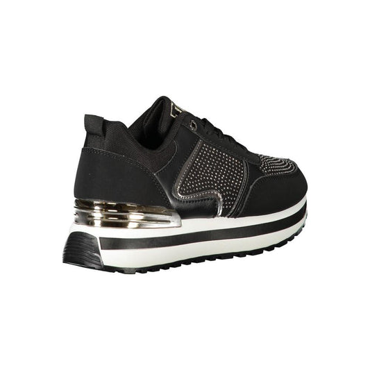 Laura Biagiotti Black Polyester Sneaker Laura Biagiotti