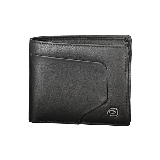 Piquadro Black Leather Wallet Piquadro