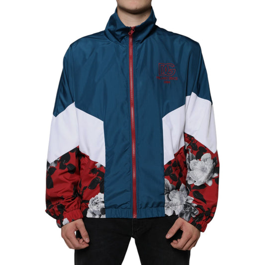 Dolce & Gabbana Multicolor Polyester Full Zip Jacket Dolce & Gabbana