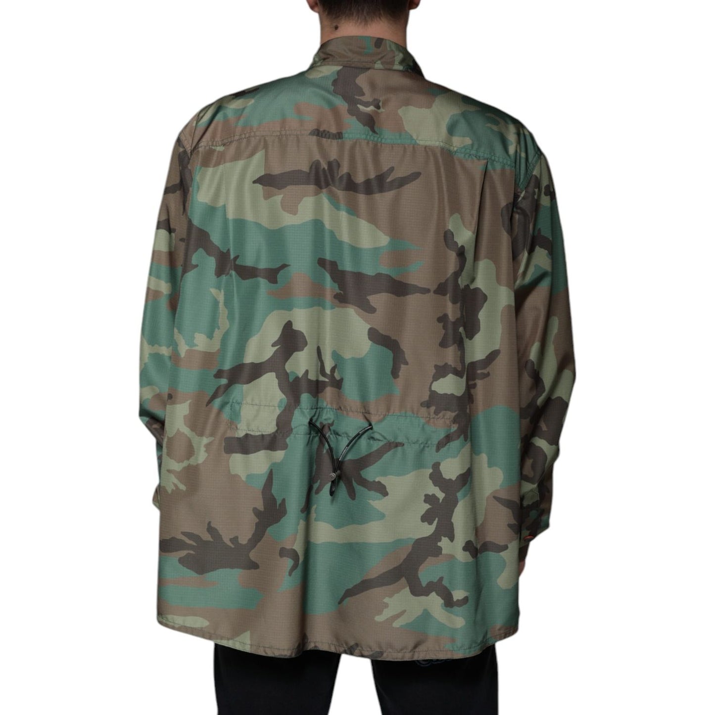Dolce & Gabbana Multicolor Camouflage Button Down Shirt 1728,67345645728,Clothing,Dolce & Gabbana,IT43 | 2XL,Material: 90% Polyester 10% Nylon,Men,Multicolor,Pattern - Shirts - Clothing,Preowned / Defect,Shirts - Clothing,Shirts - Men - Clothing