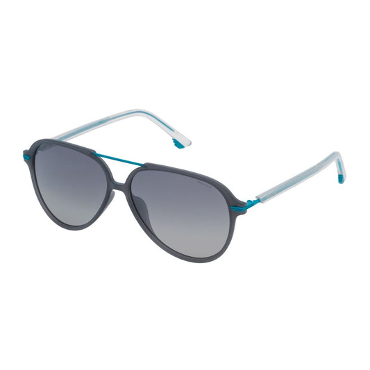 Police Blue Metal Sunglasses Police