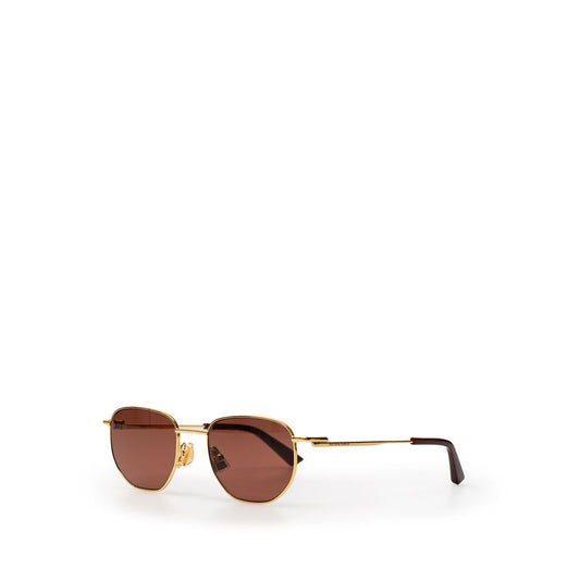 Bottega Veneta Gold Metal Sunglasses Bottega Veneta