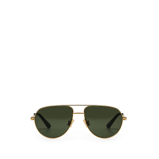 Bottega Veneta Gold Metal Sunglasses Bottega Veneta