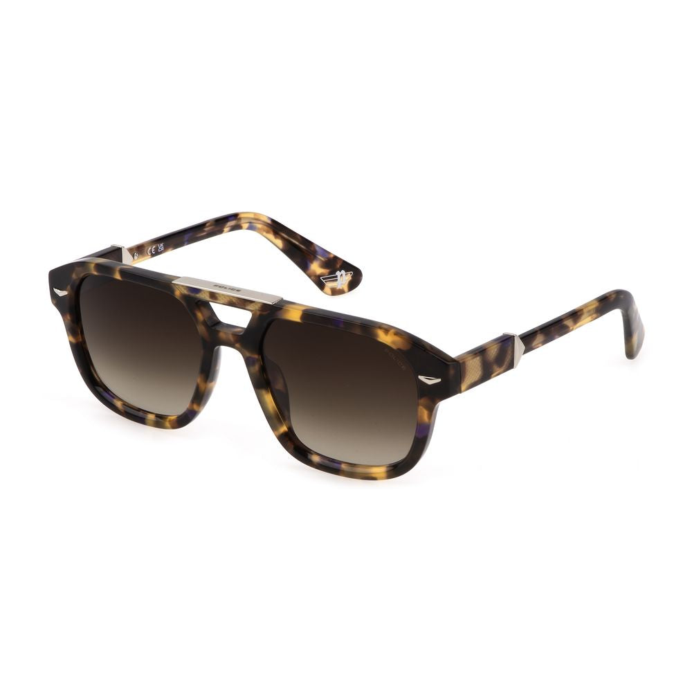 Police Brown Acetate Sunglasses Police