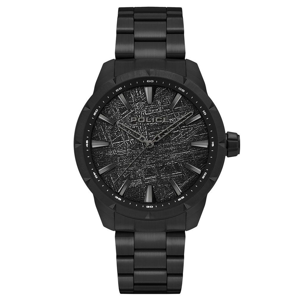 Police Black Stainless Steel Watch Police