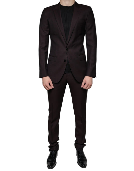 Dolce & Gabbana Indigo MARTINI Formal 2 Piece Suit Dolce & Gabbana