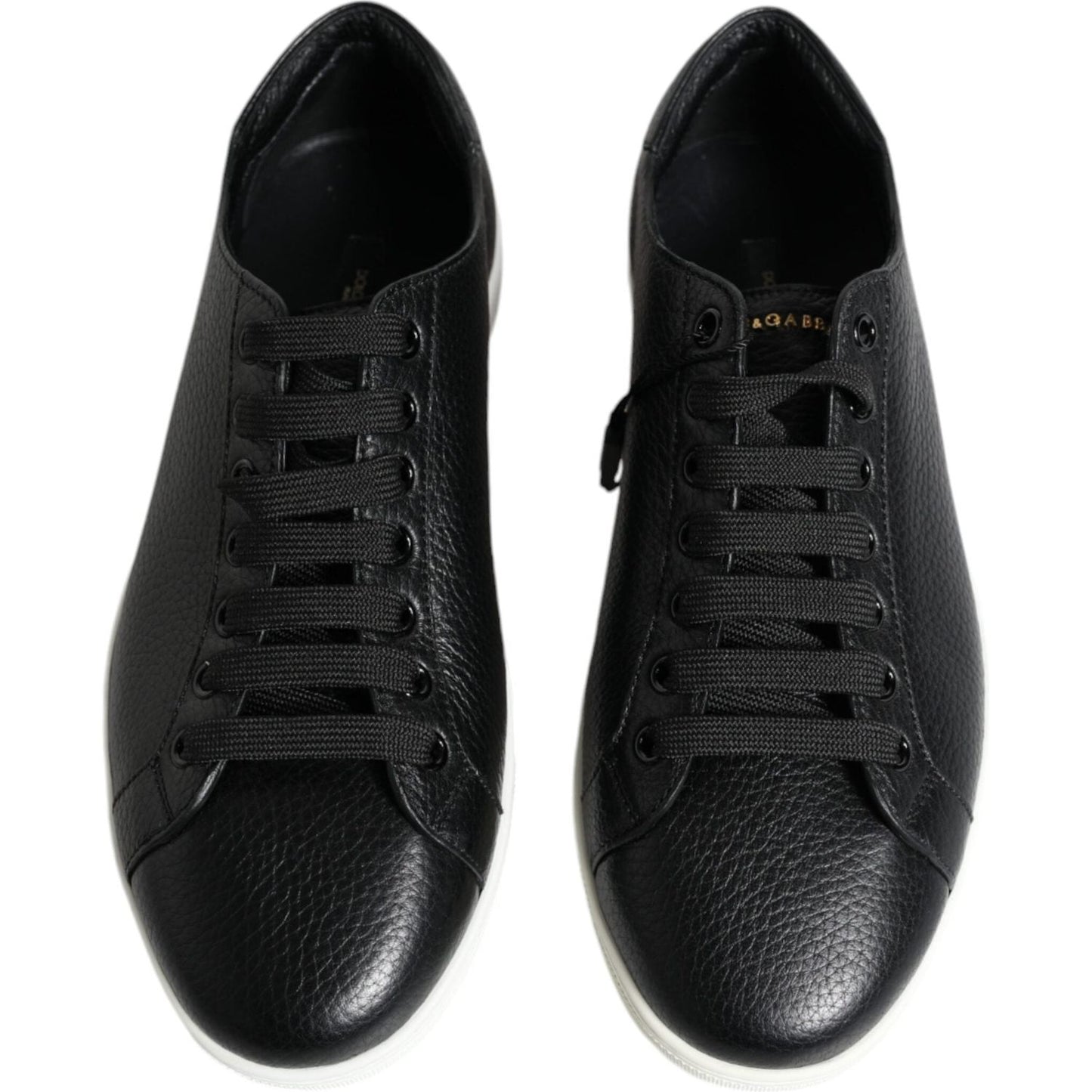 Dolce & Gabbana Black Low Top Men Saint Tropez Sneakers Shoes