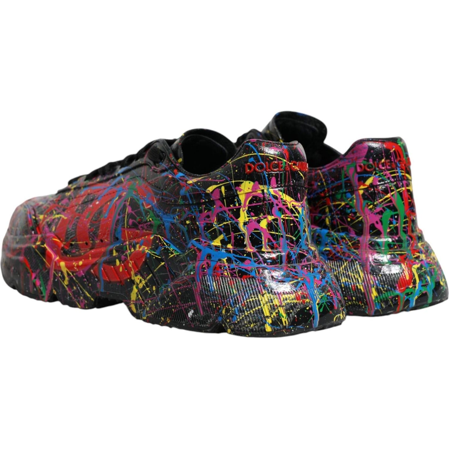 Dolce & Gabbana Multicolor Logo Daymaster Sneakers Shoes