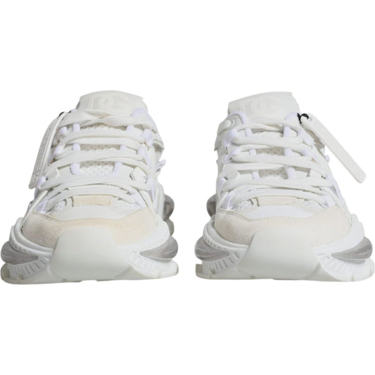 Dolce & Gabbana White Airmaster Low Top Men Sneakers Shoes