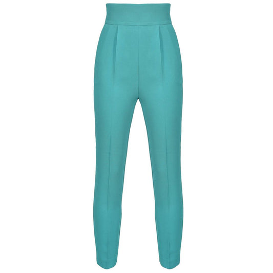 PINKO Green Polyester Jeans & Pant PINKO