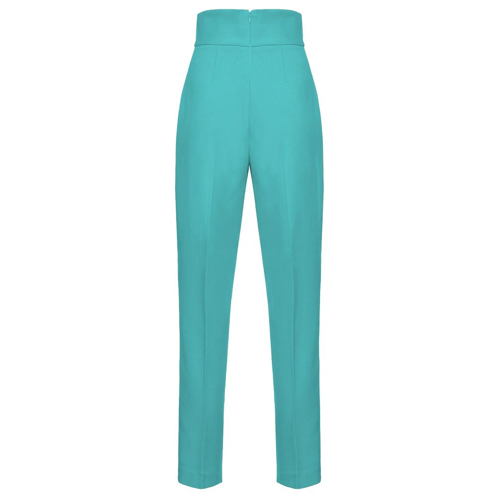 PINKO Green Polyester Jeans & Pant PINKO