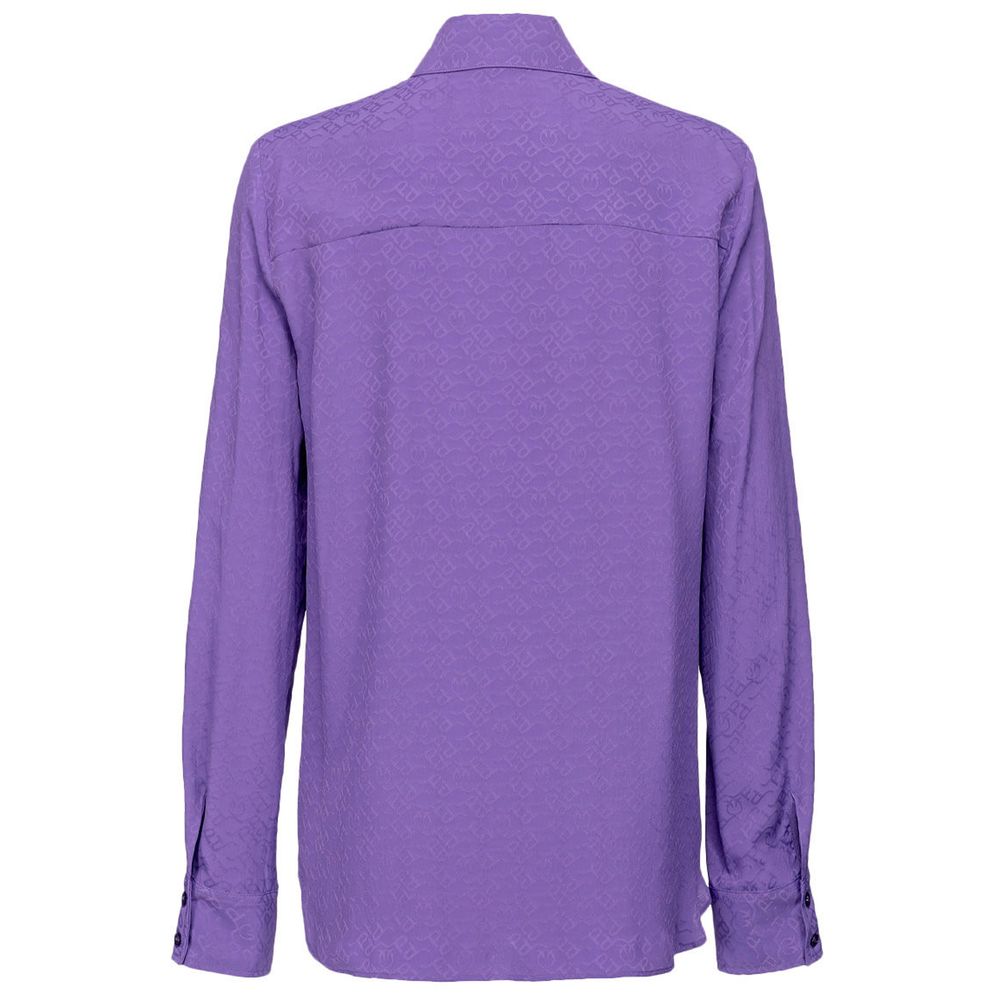 PINKO Purple Acetate Shirt PINKO