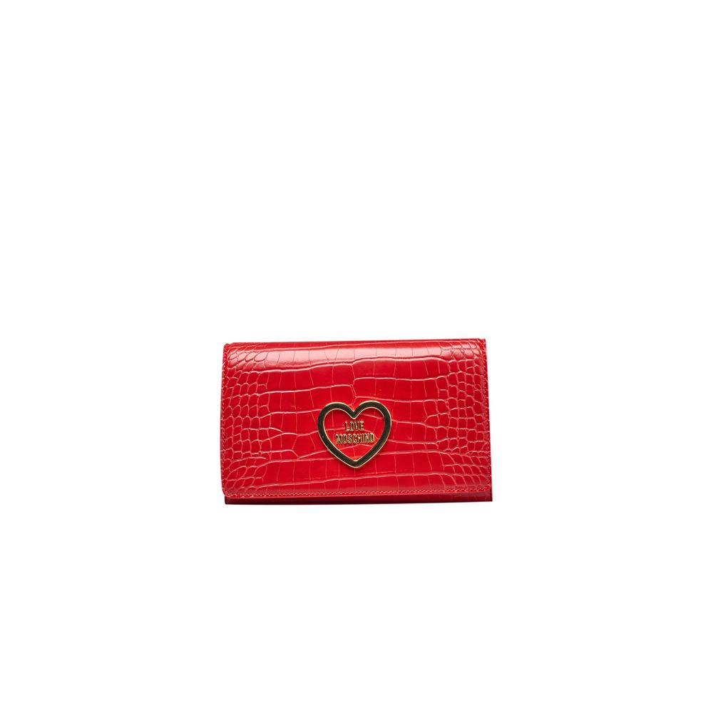 Love Moschino Red Polyethylene Crossbody Bag Love Moschino