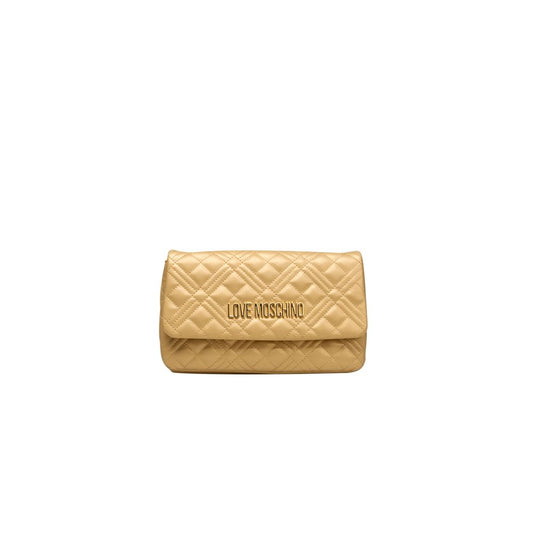 Love Moschino Gold Polyethylene Crossbody Bag Love Moschino