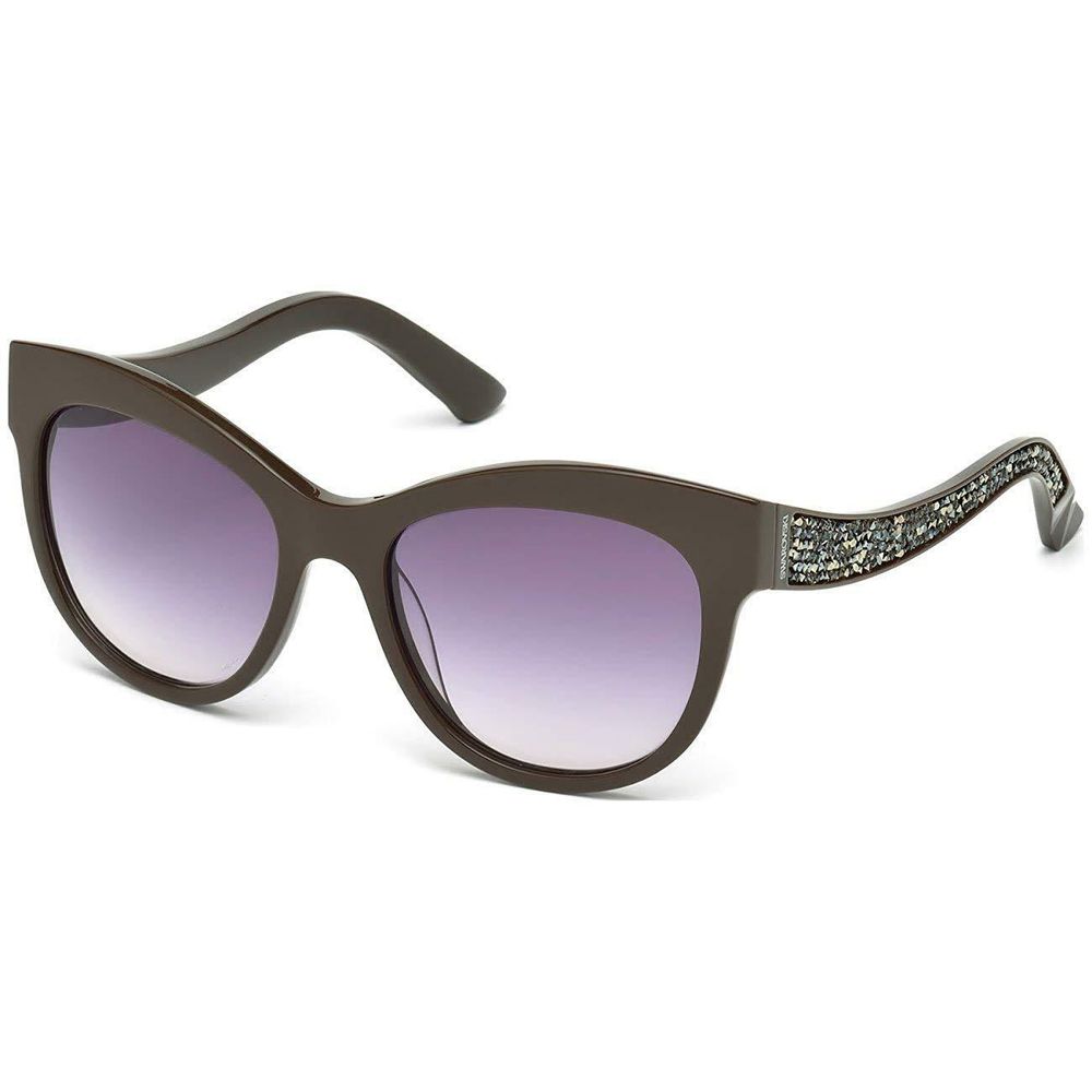 Swarovski Brown Plastic Sunglasses Swarovski