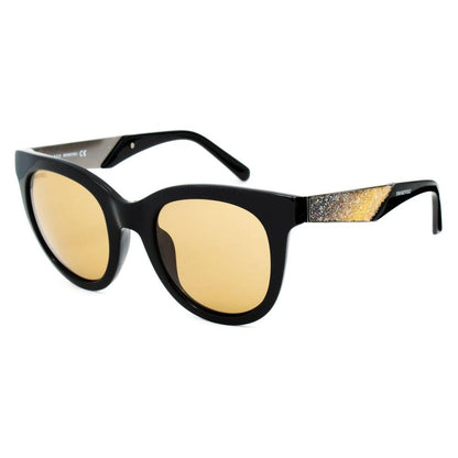 Swarovski Black Plastic Sunglasses Swarovski