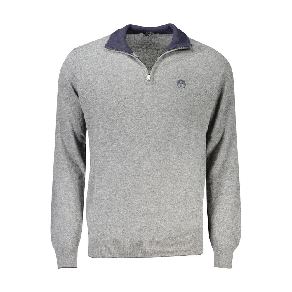 North Sails Gray Cashmere Sweater North Sails