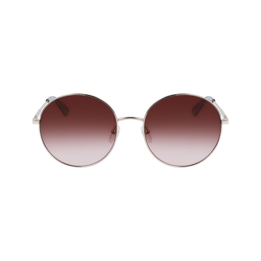 Longchamp Gold Metal Sunglasses Longchamp