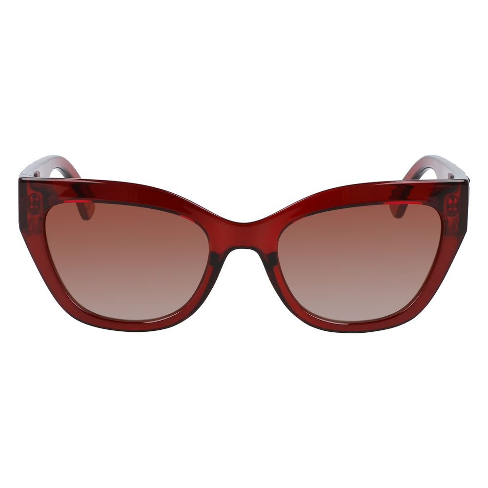 Longchamp Red Injected Sunglasses Longchamp