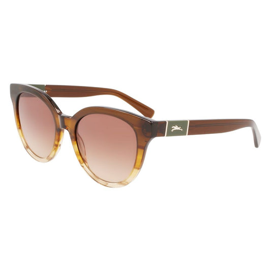 Longchamp Brown Acetate Sunglasses