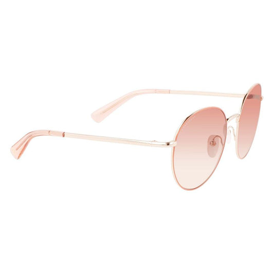 Longchamp Brown Metal Sunglasses Longchamp